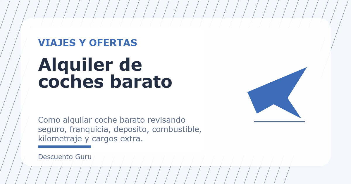 Renting para autónomos en España: cómo comparar cuota, kilometraje y condiciones